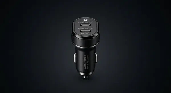 Caricabatterie da auto 2 porte USB-C 48 W