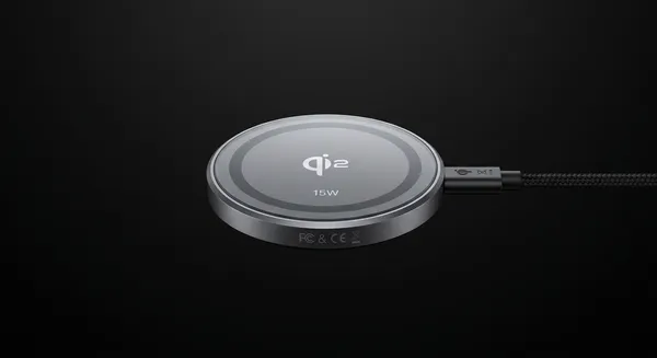 Caricabatterie wireless Qi2 15 W