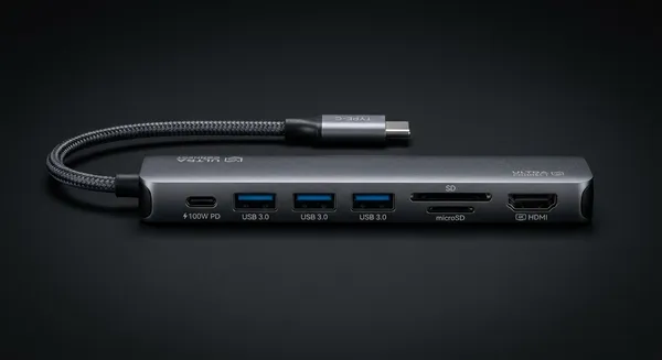 Hub USB-C 6 in 1