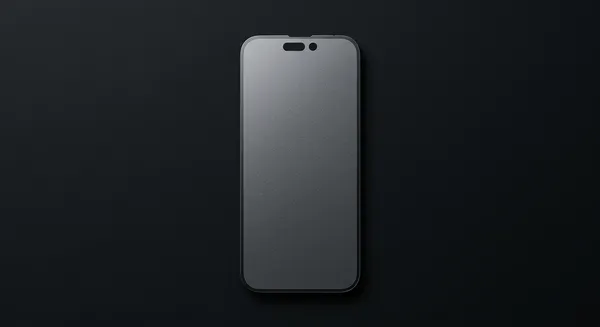 Vetro temperato opaco per iPhone 16 Pro
